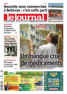 Le Journal de Saône et Loire N°20190904 du 04 septembre 2019 à télécharger sur iPad