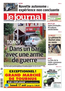 Le Journal de Saône et Loire N°20190816 du 16 août 2019 à télécharger sur iPad