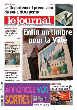 Le Journal de Saône et Loire N°20190803 du 03 août 2019 à télécharger sur iPad