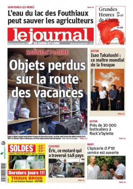 Le Journal de Saône et Loire N°20190728 du 28 juillet 2019 à télécharger sur iPad