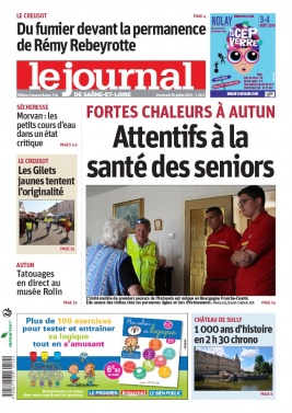 Le Journal de Saône et Loire N°20190726 du 26 juillet 2019 à télécharger sur iPad