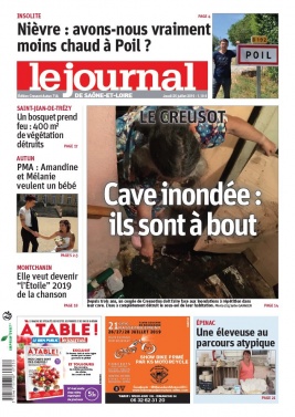 Le Journal de Saône et Loire N°20190725 du 25 juillet 2019 à télécharger sur iPad