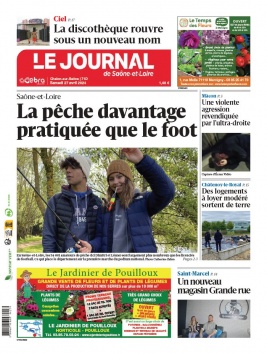 Le Journal de Saône et Loire N°20240427 du 27 avril 2024 à télécharger sur iPad