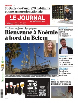 Lisez Le Journal de Saône et Loire - Chalon-Sur-Saône du 19 avril 2024 sur ePresse.fr