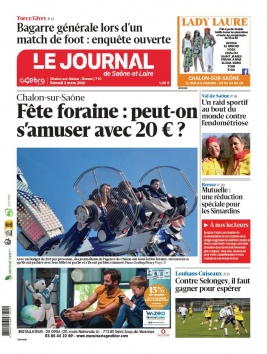 Lisez Le Journal de Saône et Loire - Chalon-Sur-Saône du 02 mars 2024 sur ePresse.fr