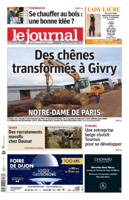 Le Journal de Saône et Loire N°20211109 du 09 novembre 2021 à télécharger sur iPad