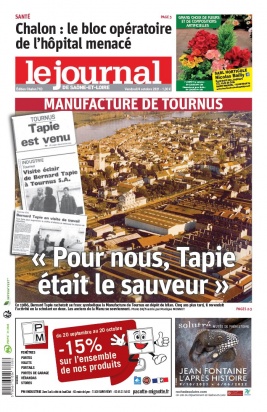 Le Journal de Saône et Loire N°20211008 du 08 octobre 2021 à télécharger sur iPad