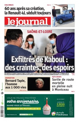 Le Journal de Saône et Loire N°20211004 du 04 octobre 2021 à télécharger sur iPad