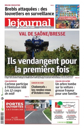 Le Journal de Saône et Loire N°20210930 du 30 septembre 2021 à télécharger sur iPad