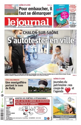 Le Journal de Saône et Loire N°20210917 du 17 septembre 2021 à télécharger sur iPad