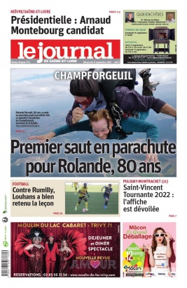Le Journal de Saône et Loire N°20210905 du 05 septembre 2021 à télécharger sur iPad