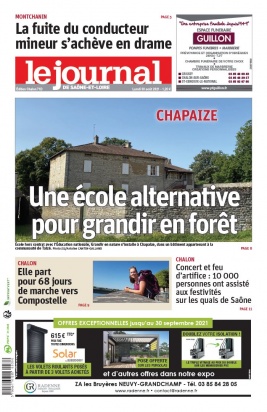 Le Journal de Saône et Loire N°20210830 du 30 août 2021 à télécharger sur iPad