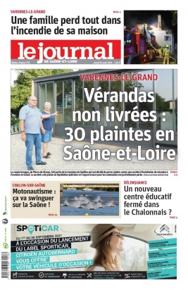 Le Journal de Saône et Loire N°20210826 du 26 août 2021 à télécharger sur iPad
