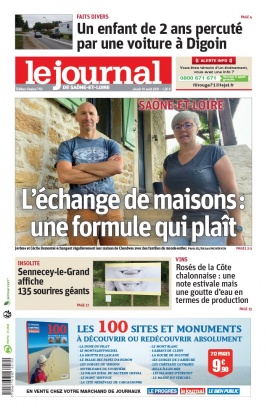 Le Journal de Saône et Loire N°20210819 du 19 août 2021 à télécharger sur iPad