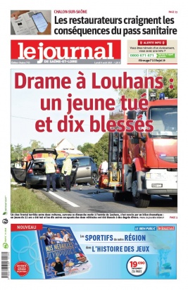 Le Journal de Saône et Loire N°20210809 du 09 août 2021 à télécharger sur iPad
