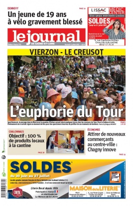 Le Journal de Saône et Loire N°20210703 du 03 juillet 2021 à télécharger sur iPad