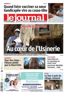 Le Journal de Saône et Loire N°20210602 du 02 juin 2021 à télécharger sur iPad