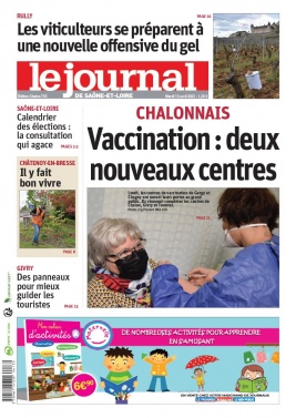 Le Journal de Saône et Loire N°20210413 du 13 avril 2021 à télécharger sur iPad
