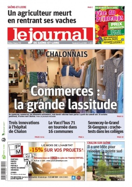 Le Journal de Saône et Loire N°20210402 du 02 avril 2021 à télécharger sur iPad