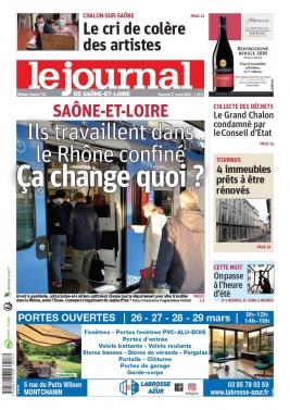 Le Journal de Saône et Loire N°20210327 du 27 mars 2021 à télécharger sur iPad