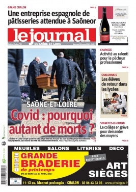 Le Journal de Saône et Loire N°20210324 du 24 mars 2021 à télécharger sur iPad