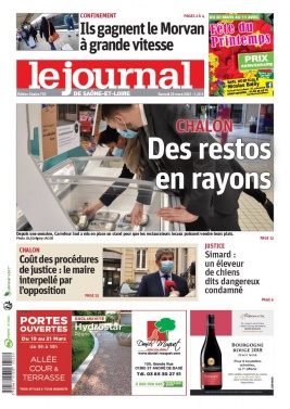 Le Journal de Saône et Loire N°20210320 du 20 mars 2021 à télécharger sur iPad