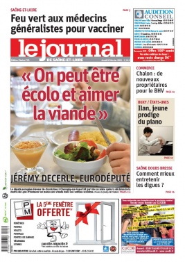 Le Journal de Saône et Loire N°20210225 du 25 février 2021 à télécharger sur iPad