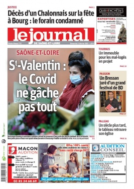 Le Journal de Saône et Loire N°20210214 du 14 février 2021 à télécharger sur iPad