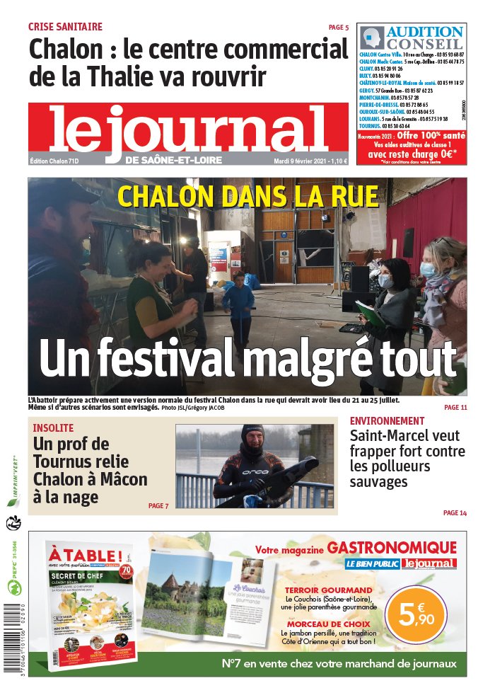 Le Journal De Saone Et Loire N 20210209 Du 09 Fevrier 2021 A Telecharger Sur Ipad