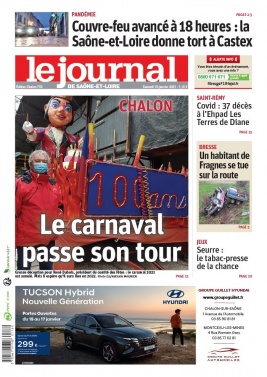 Le Journal de Saône et Loire N°20210116 du 16 janvier 2021 à télécharger sur iPad