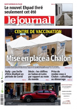 Le Journal de Saône et Loire N°20210115 du 15 janvier 2021 à télécharger sur iPad