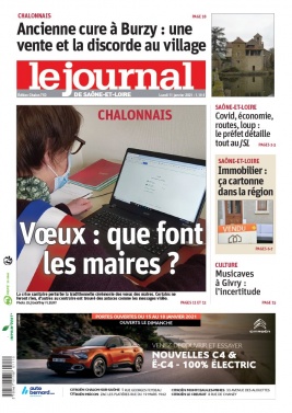 Le Journal de Saône et Loire N°20210111 du 11 janvier 2021 à télécharger sur iPad