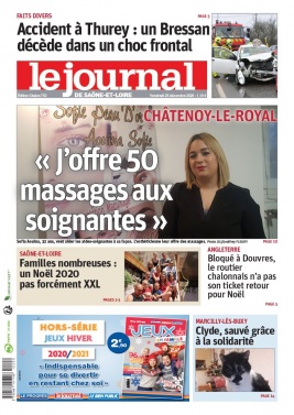 Le Journal de Saône et Loire N°20201225 du 25 décembre 2020 à télécharger sur iPad