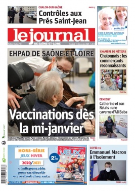 Le Journal de Saône et Loire N°20201218 du 18 décembre 2020 à télécharger sur iPad