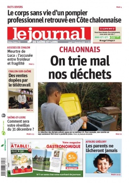 Le Journal de Saône et Loire N°20201217 du 17 décembre 2020 à télécharger sur iPad