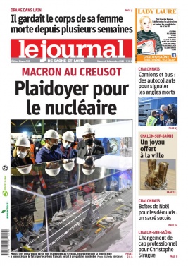 Le Journal de Saône et Loire N°20201209 du 09 décembre 2020 à télécharger sur iPad