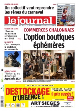 Le Journal de Saône et Loire N°20201205 du 05 décembre 2020 à télécharger sur iPad