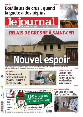 Le Journal de Saône et Loire N°20201202 du 02 décembre 2020 à télécharger sur iPad