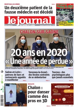 Le Journal de Saône et Loire N°20201127 du 27 novembre 2020 à télécharger sur iPad