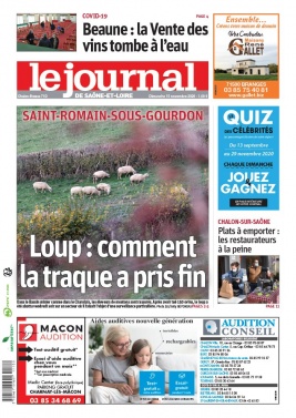 Le Journal de Saône et Loire N°20201115 du 15 novembre 2020 à télécharger sur iPad