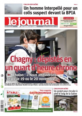 Le Journal de Saône et Loire N°20201107 du 07 novembre 2020 à télécharger sur iPad