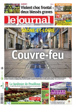 Le Journal de Saône et Loire N°20201023 du 23 octobre 2020 à télécharger sur iPad