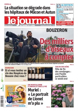 Le Journal de Saône et Loire N°20201016 du 16 octobre 2020 à télécharger sur iPad