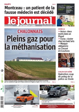 Le Journal de Saône et Loire N°20201010 du 10 octobre 2020 à télécharger sur iPad