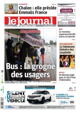 Le Journal de Saône et Loire N°20201005 du 05 octobre 2020 à télécharger sur iPad