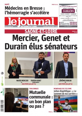 Le Journal de Saône et Loire N°20200928 du 28 septembre 2020 à télécharger sur iPad