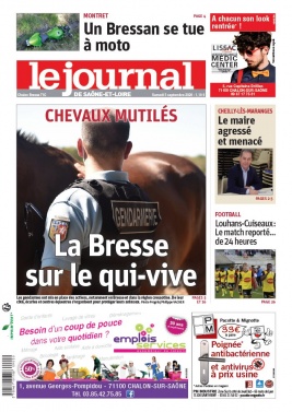 Le Journal de Saône et Loire N°20200905 du 05 septembre 2020 à télécharger sur iPad
