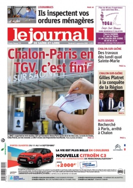 Le Journal de Saône et Loire N°20200904 du 04 septembre 2020 à télécharger sur iPad