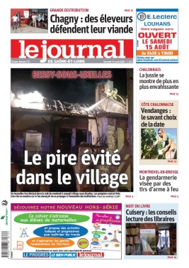 Le Journal de Saône et Loire N°20200815 du 15 août 2020 à télécharger sur iPad