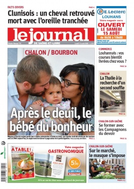 Le Journal de Saône et Loire N°20200810 du 10 août 2020 à télécharger sur iPad